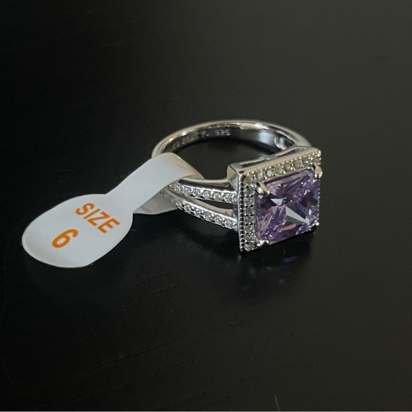 BP Lavender CZ Sterling Ring (RBP 2141) - Picture 10 of 12